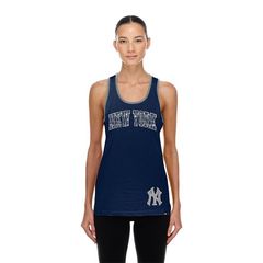 뉴엘라 여성 탑스 탱크탑 New Era Womens New York Yankees Navy Game Day Tank Top NoColor 네이비
