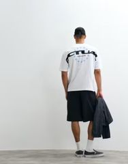 コムデギャルソン オムドゥ/新品/25SS/綿天竺/非対称ドット/Tシャツ 
