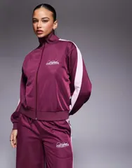 エイソス レディース アウター ジャケット・ブルゾン トラックスーツ ASOS Weekend Collective Weekend Collective zip upolytricotracksuiのサムネイル
