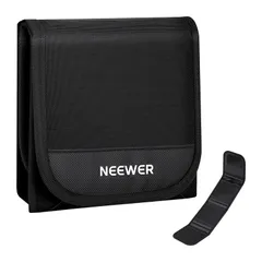 新品 NEEWER 82mm フィルターケース 三つ折り式 フィルター収納バッグ 防滴 保護キャリーポーチ 82mm丸型カメラレンズフィルター最大3枚収納可能 PB15のサムネイル