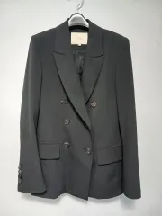 maje マージュ ブラック ダブルブレスト ジャケットのサムネイル