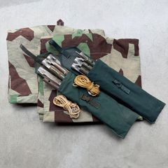 2枚セット 30s 40s WW2 スイス軍幕 スプリンターカモ ツェルトバーン