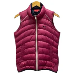 プーマ PUMA ダウンベスト ロゴ ポリエステル 864380 M ピンクのサムネイル