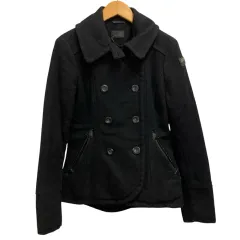 ディーゼル DIESEL Ｐコート ジャケット 上着 長袖 黒 ブラック