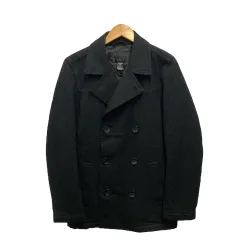 マーモット MARMOT ジャケット ブルゾン  Pコート ウールコート ダブル 長袖 無地 M 黒 ブラックのサムネイル