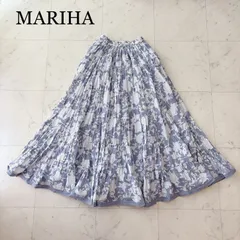MARIHA マリハ 草原の虹のスカート  総柄 36  ティアード ロングスカート マキシ 綿100% インド綿のサムネイル