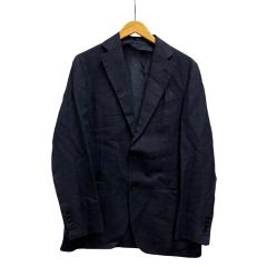 RRL サマージャケット Mサイズ チェック柄 毛 麻混 ネイビー - メルカリ