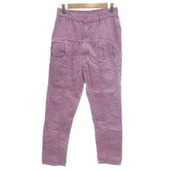 メルシーボークー mercibeaucoup スラックスパンツ チェック 0 S パープル ■YHS10 レディースのサムネイル
