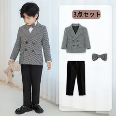 男の子フォーマルスーツ 3点セット ジャケット+パンツ+ボウタイ 子供服 キッズ 入園式 入学式 卒業式 演出 冠婚葬祭