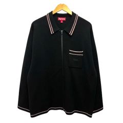 激レア！2019AW SUPREME“STRIPE RIB KNIT POLO” - メルカリ