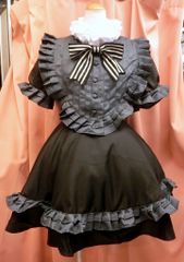 キャンディフルーツ プリンセスベルフィーユメイド服 ブラック 黒 XL