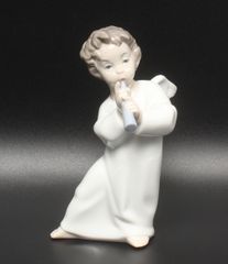 LLADRO・クラシック・天使・笛・可愛いフルート・フィギュリン・陶器