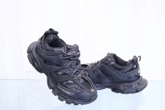 鑑定済】BALENCIAGA Track LED スニーカー ブラック 42 - メルカリ