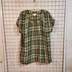 Pure DKNY チェック柄ブラウス (レディース オーバーサイズ 90-95)のサムネイル