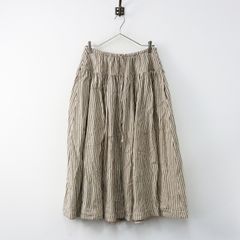 美品 DRAWER RESORT2 カットジャカード ギャザー ロング スカート