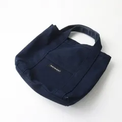 マリメッコ marimekko キャンバス ミニ トートバッグ ｜ネイビー ハンドバッグ スモール【2400015010694】