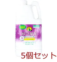 緑の魔女 泡タイプ トイレ 詰替用 2L 5個セットのサムネイル