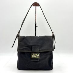 美品 フェンディ まんまバケット ショルダー ハンドバッグ マーブル 