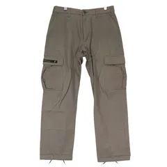 美品 WTAPS ダブルタップス 19AW JUNGLE STOCK/TROUSERS.COTTON.CANVAS 192WVDT-PTM05 ジャングル ストック トラウザーズ オリーブドラブ 6ポケット カーゴ パンツ ボトムス サイズ01(S) Juneのサムネイル