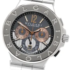 ブルガリ BVLGARI DG42SWGCH ディアゴノ カリブロ 303 K18WGベゼル クロノグラフ 自動巻き メンズ 箱・保証書付き_955092のサムネイル