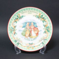 限定品 LENOXレノックス1990クリスマスプレート24K金縁(皿立付き)絵皿