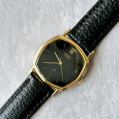 80s Vintage Seiko Chariot タンク 黒 ローマン文字盤 - メルカリ