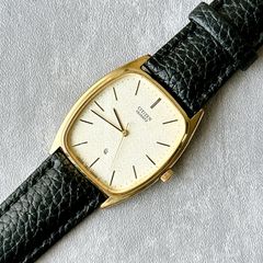 CITIZEN QUARTZ シチズンクォーツ メンズ腕時計 ゴールドカラー