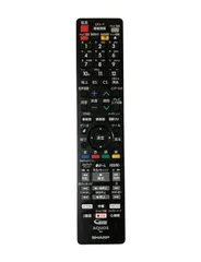 【保証付】シャープ SHARP BDレコーダー 純正リモコン 「GB212PA」のサムネイル