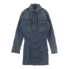 OFF-WHITE (オフホワイト) DENIM SHIRT DRESS デニム シャツ ドレス ワンピース レディース インディゴ OWYM013F21DEN001のサムネイル