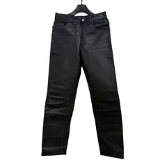 Paul Smith ポールスミス レザーパンツ リベット1個なし サイズ28 本革 ブラック 【中古】 42605K66のサムネイル