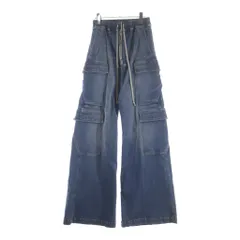 DRKSHDW (ダークシャドウ) DENIM DOUBLE CARGO JUMBO BELASデニム ダブルカーゴ ジャンボベラ ワイドデニムパンツ インディゴ DS01E3324-SDWBのサムネイル