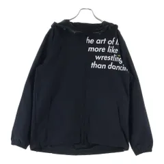 UNIFORM EXPERIMENT (ユニフォームエクスペリメント) 18SS PHILOSOPHY HOODED BLOUSON フィロソフィー フーデッドブルゾン ジップアップジャケット ブラック UE-180047のサムネイル