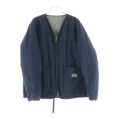 UNIFORM EXPERIMENT (ユニフォームエクスペリメント) 19AW REVERSIBLE ZIP LINER リバーシブル ジップアップライナージャケット ブラック UE-192006のサムネイル