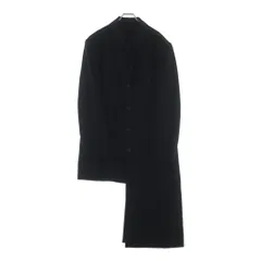 Yohji Yamamoto POUR HOMME (ヨウジヤマモト プールオム) 19AW アンバランスロングコート HC-J26-100 ブラックのサムネイル