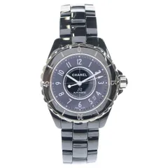 CHANEL (シャネル) J12 デイト CE/AT セラミック オートマ 自動巻き 腕時計 H0685 黒文字盤のサムネイル
