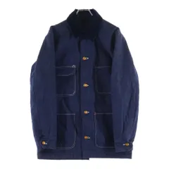 Wrangler (ラングラー) 70S 襟コーデュロイ/裏地ブランケット デニムカバオール ジャケット インディゴのサムネイル