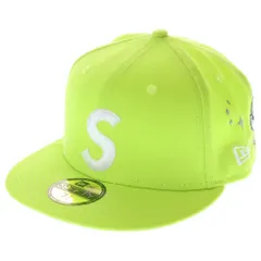 SUPREME (シュプリーム) 22SS ×New Era Characters S Logo ニューエラ キャラクターズ Sロゴ ベースボールキャップ 帽子 イエロー