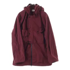 C.P. Company (シーピーカンパニー) Goggle Jacket ゴーグル フーデッド シェル ナイロン ジップアップ ジャケット ボルドーのサムネイル