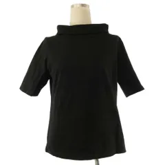 アニエスベー agnes b. カットソー ハイネック 五分袖 コットン ブラック T3のサムネイル