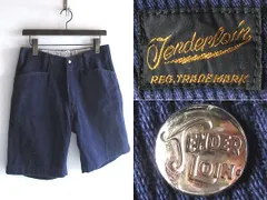TENDERLOIN オリジナル テンダーロイン T-BDP PIQUE SHORTS ロゴワッペン ピケショーツ フリスコパンツ ショートパンツ XS w77㎝ ナス紺のサムネイル