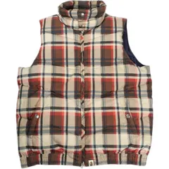 Size【L】 A BATHING APE ア ベイシング エイプ 08AW Love Gene Check Puffer Vest Multi ダウンベスト マルチ 【中古品-非常に良い】 30010764のサムネイル