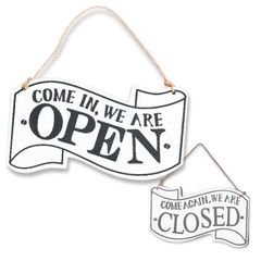 Neutral Zenith 오픈 클로즈 사인 간판 플레이트 영업중 open close 목제 양면 인테리어 끈 첨부 리버시블(화이트)[화이트]