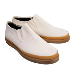 コムデギャルソン オムCOMME des GARCONS HOMME キャンバススリッポンシューズ オフホワイト24.5cm位のサムネイル