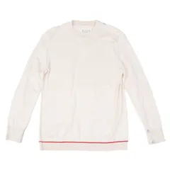 マルタンマルジェラMartin Margiela 10 カラーステッチデザインニットセーター アイボリーMのサムネイル