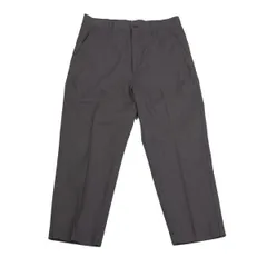 ジュンヤワタナベマン コムデギャルソンJUNYA WATANABE MAN COMME des GARCONS ポリコットンセンタープリーツパンツ チャコールXSのサムネイル