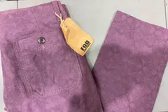 FOB FACTORY / エフオービーファクトリー 綿麻パンツ　F0378モデル　日本製ブランド　バティック柄　レアモデル　格安放出！のサムネイル
