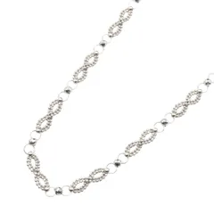 ジュエリー JEWELRY ネックレス ネックレス Pt850 9.6g 首回り42.5㎝ Pt850プラチナ ネックレス レディース Used Bのサムネイル