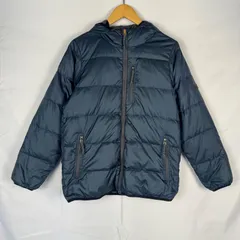 AIGLE エーグル ダウンジャケット フード付き ジップアップ 中綿ダウン ナイロン100% アウトドア 軽量 防寒 アウター 大人カジュアル ストリート シンプル メンズ ネイビー XS NA179のサムネイル
