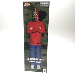 【中古美品】 A BATHING APE アベイシングエイプ SHARK SEIJIN FIGURE シャーク星人 フィギュア 【208-260613-na-06-tagh】のサムネイル