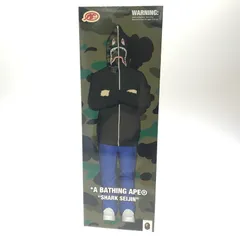 【中古美品】 A BATHING APE アベイシングエイプ SHARK SEIJIN FIGURE シャーク星人 フィギュア 【208-260613-na-05-tagh】のサムネイル